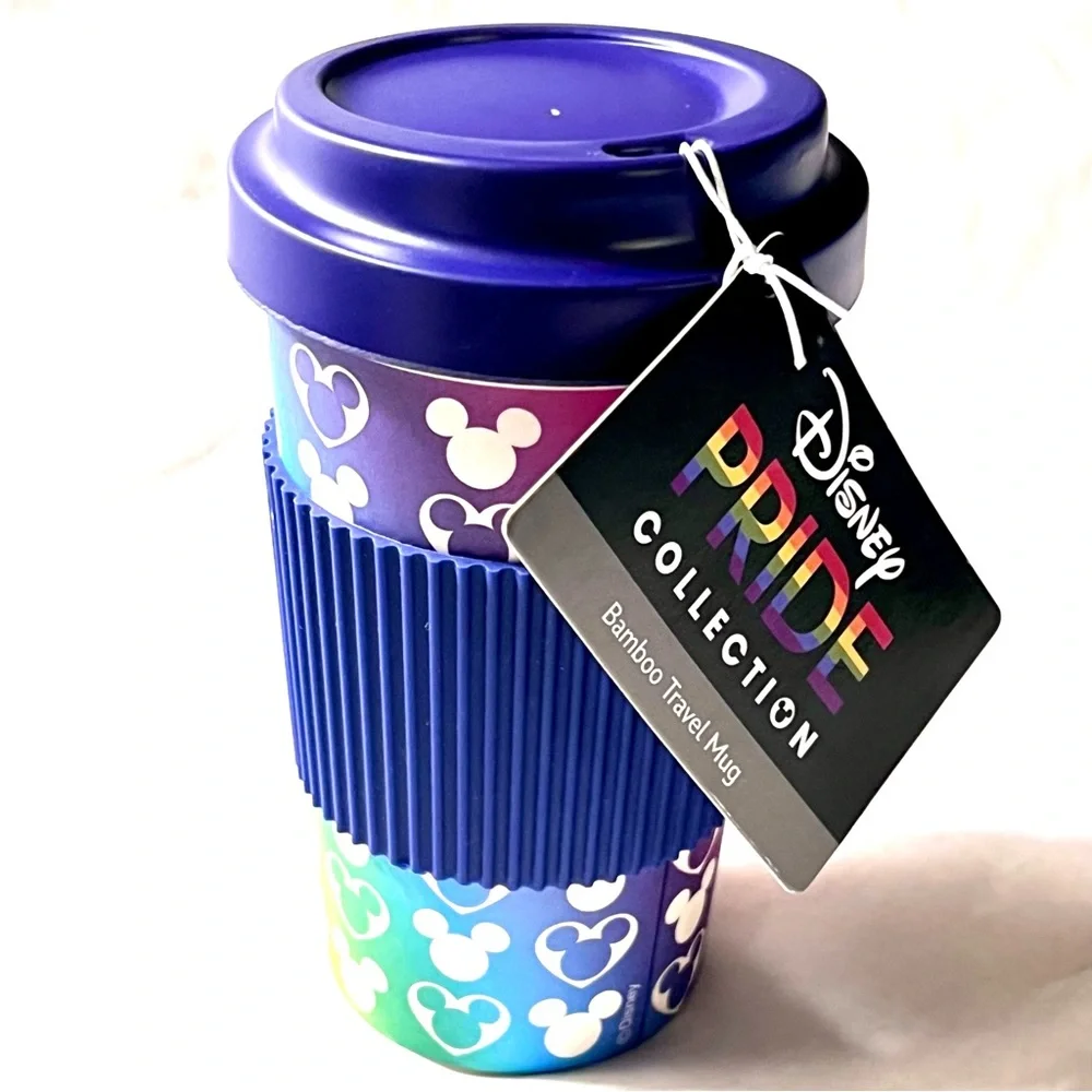 Disney Pride Collection Bamboo Travel Mug Purple/Multi 20oz